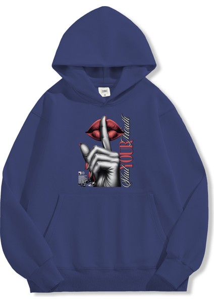 Unisex Sweatshirt Oversize Hoodie Silence Your Doubt fırsatları