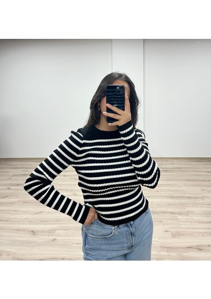 Elena Çizgili Triko Bluz modelleri