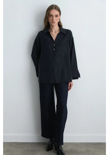 Rahat Kesim Modal Gömlek - Siyah fiyatları