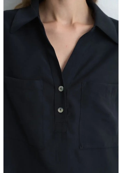 Rahat Kesim Modal Gömlek - Siyah modelleri