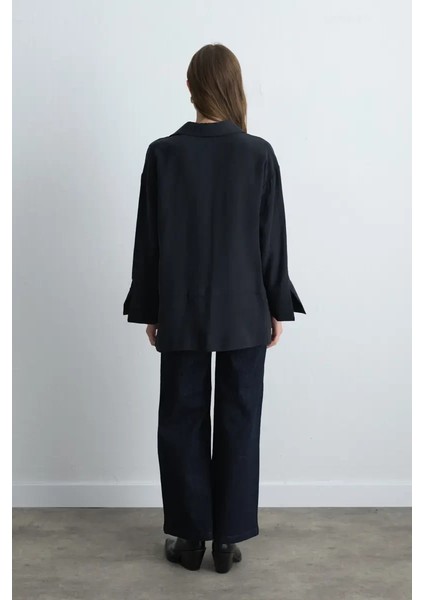 Rahat Kesim Modal Gömlek - Siyah indirimleri