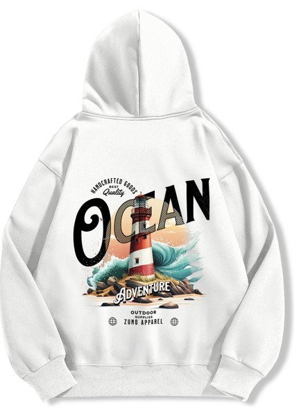 Unisex Sweatshirt Oversize Hoodie Ocean Adventure fırsatları