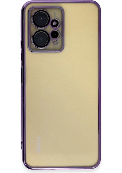 Xiaomi Redmi Note 12 4g Kılıf Lensli Silikon - Mor fiyatları