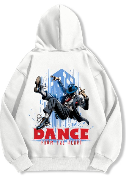 Unisex Sweatshirt Oversize Hoodie Dance From The Heart fırsatları