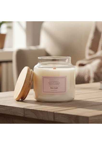 Therapy American Vanilla Kokulu Mum-Aromaterapi-Bambu KAPAK-600ML