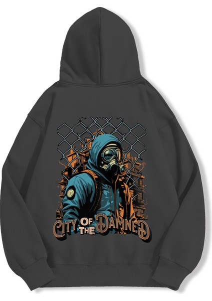 Unisex Sweatshirt Oversize Hoodie City Of The Damned modelleri
