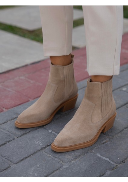 Konate Bej Süet Hakiki Deri Bot modelleri