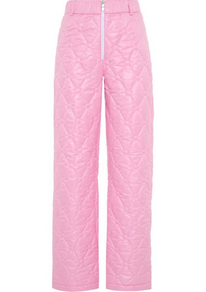 Kadın Pembe Formunu Koruyan Oversize Pantolon indirimleri