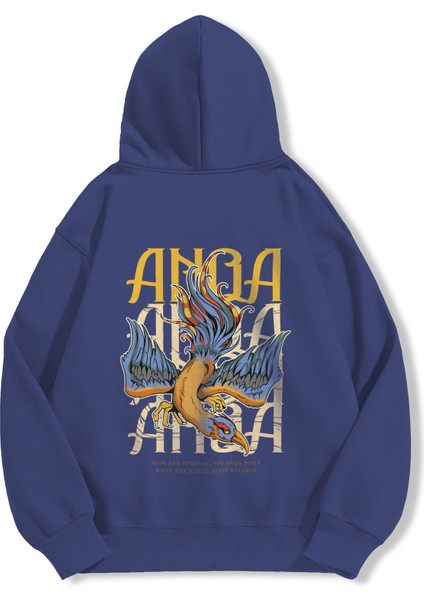 Unisex Sweatshirt Oversize Hoodie Anga modelleri