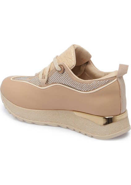 Bej Hakiki Deri Kadın Sneaker - K24I1AY67195-A25