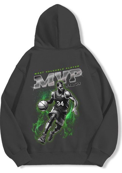 Unisex Sweatshirt Oversize Hoodie Mvp Status modelleri