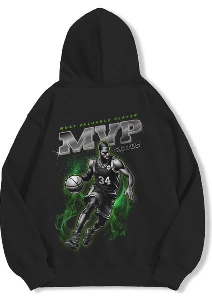 Unisex Sweatshirt Oversize Hoodie Mvp Status modelleri