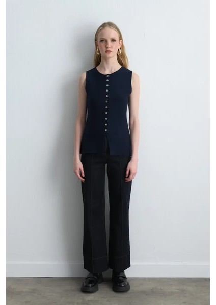 Viskon Triko Yelek - Lacivert fiyatları