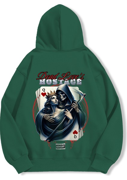 Unisex Sweatshirt Oversize Hoodie Dead Loves Hostage modelleri