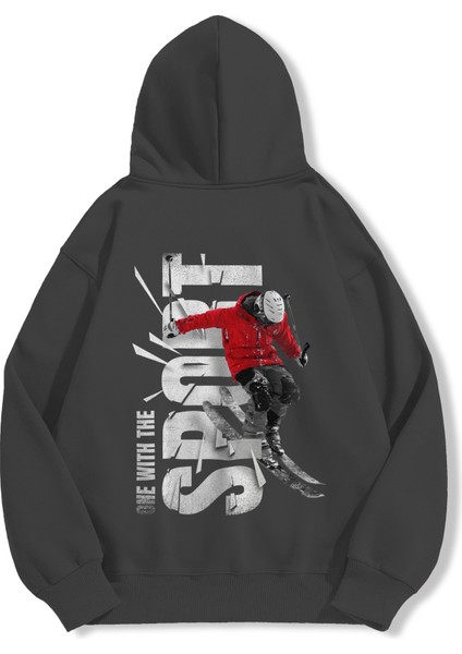 Unisex Sweatshirt Oversize Hoodie One With The Sport modelleri