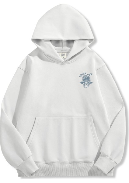 Unisex Sweatshirt Oversize Hoodie Skull Beat fiyatları