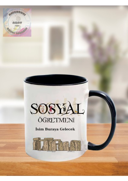 Sosyal Öğretmeni Öğretmenler Günü Kişiye Özel Kupa Bardak fiyatları