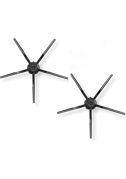 Roborock G10 Uyumlu 2 Adet Siyah Yan Fırça