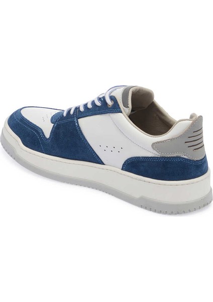 Mavi Hakiki Deri Erkek Sneaker - E24I1AY56692-A9D indirimleri