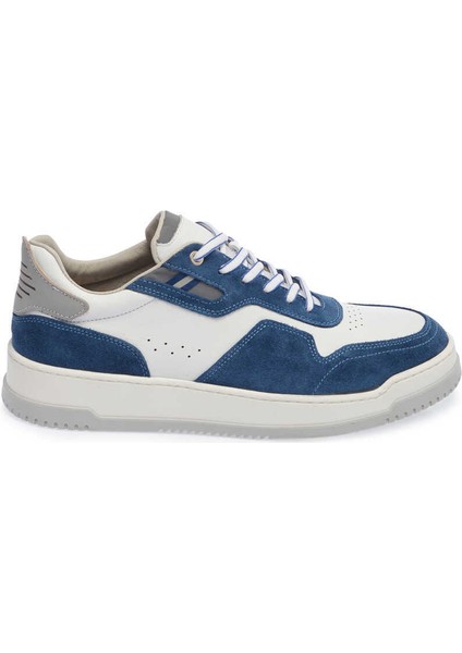 Mavi Hakiki Deri Erkek Sneaker - E24I1AY56692-A9D