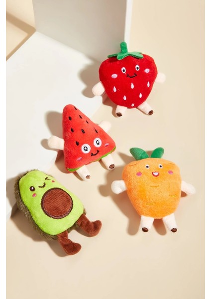 Sevimli Peluş Meyve Anahtarlık 8 cm (1ADET) fırsatları