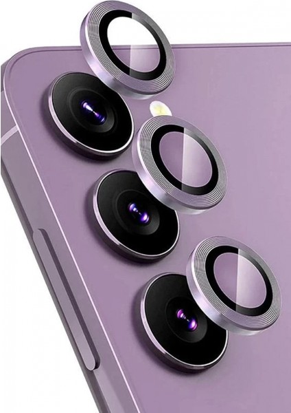 Samsung Galaxy S24 Fe Raze Metal Kamera Lens - Mor