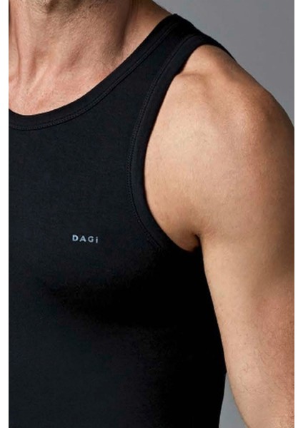 4000 Erkek Kalın Askılı U Yaka Mikro Modal Atlet-Siyah fiyatları