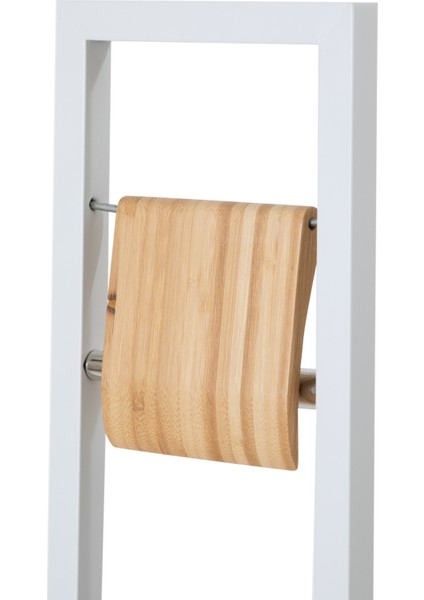 Boho Tuvalet Fırçalık&kağıtlık Beyaz 20X20X80