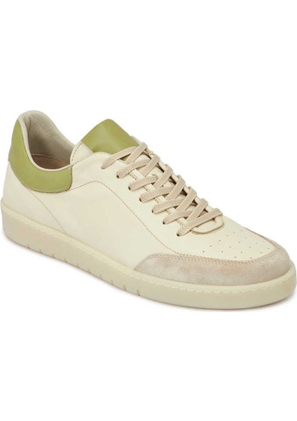 Bej Hakiki Deri Erkek Sneaker - E24I1AY56687-A25 indirimleri