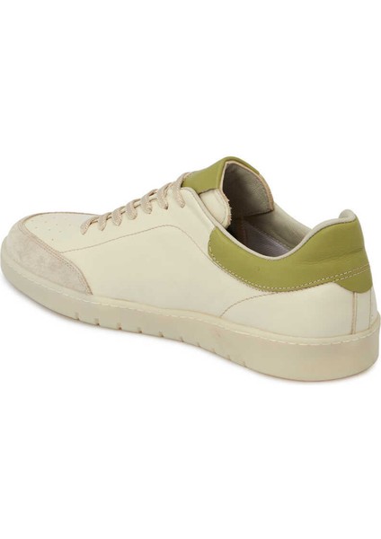 Bej Hakiki Deri Erkek Sneaker - E24I1AY56687-A25