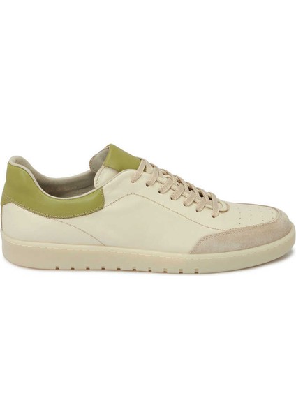 Bej Hakiki Deri Erkek Sneaker - E24I1AY56687-A25