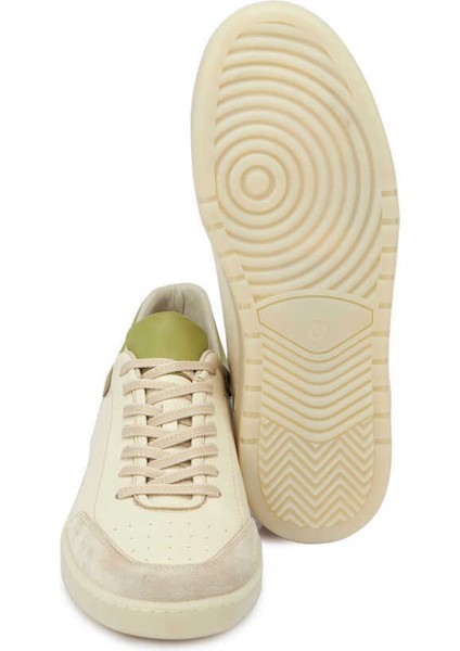 Bej Hakiki Deri Erkek Sneaker - E24I1AY56687-A25
