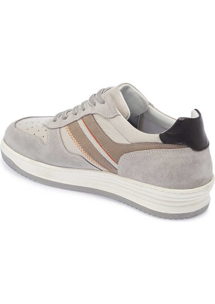 Gri Hakiki Deri Erkek Sneaker - E24I1AY56691-Q9I