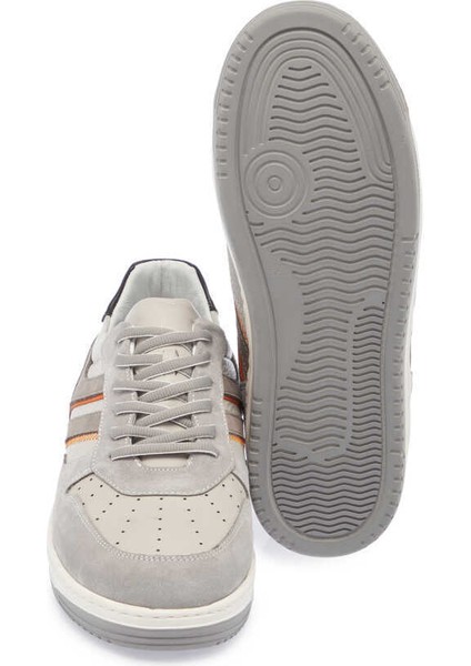 Gri Hakiki Deri Erkek Sneaker - E24I1AY56691-Q9I
