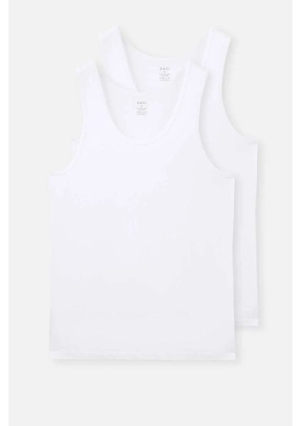 1010 Erkek 2'li Askılı Bisiklet Yaka Atlet-Beyaz fiyatları