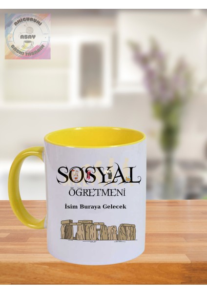 Sosyal Öğretmeni Öğretmenler Günü Kişiye Özel Kupa Bardak fiyatları