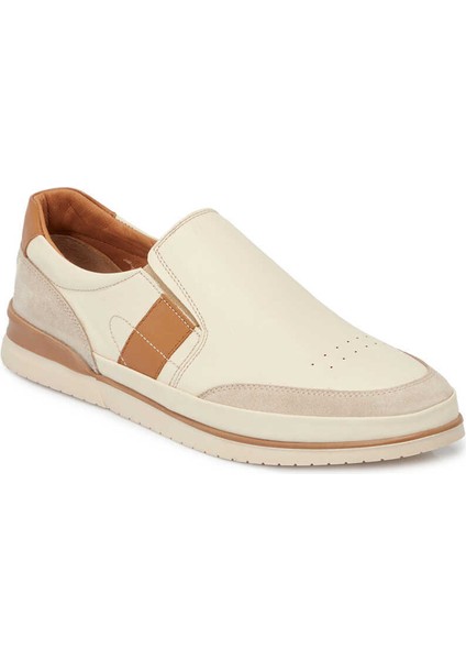 Bej Hakiki Deri Erkek Casual Ayakkabı - E24I1AY56690-A25 indirimleri