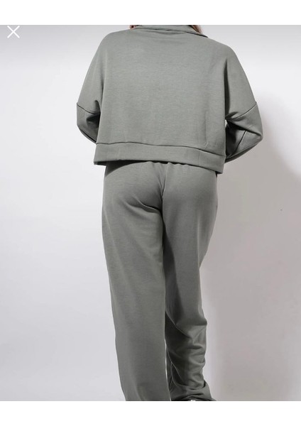 Zincir Detay Modal Eşofman Takım Haki fiyatları