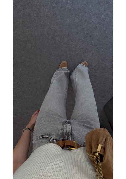 Kahve Tintli Duman Rengi Jean indirimleri