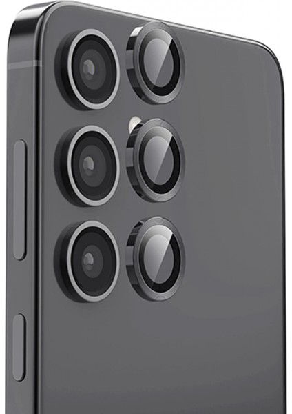 Samsung Galaxy S25 Raze Metal Kamera Lens - Siyah
