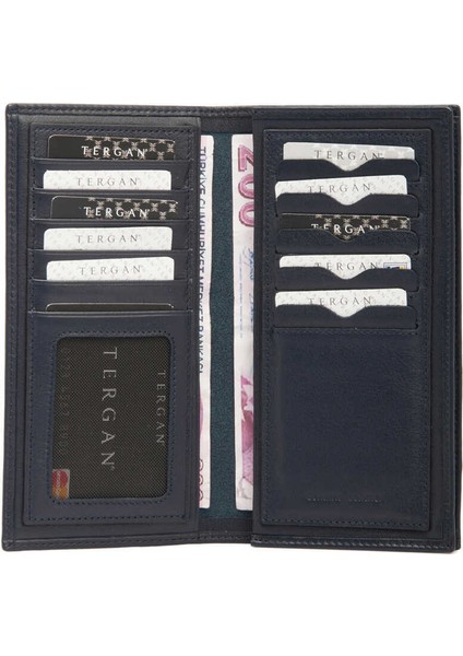 Lacivert Hakiki Deri Erkek Cüzdan - S1CE00001610-C8L fırsatları