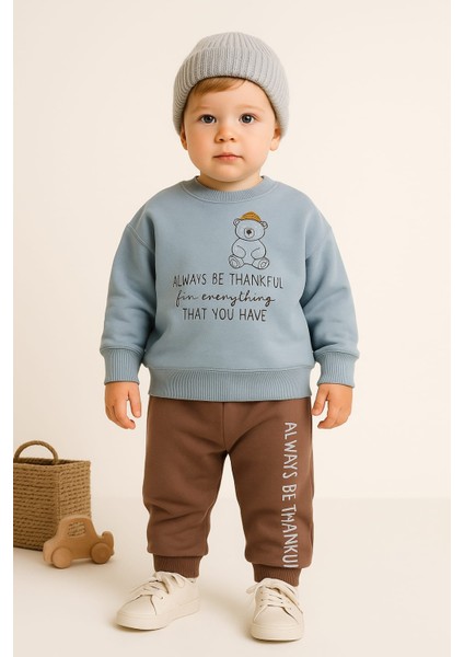 Erkek Bebek Oversize Ikili Takım