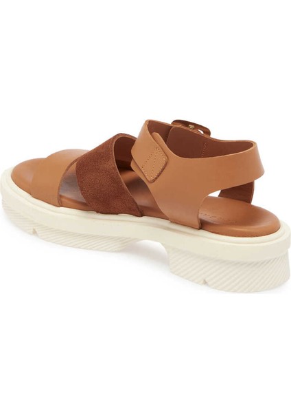 Taba Hakiki Deri Kadın Sandalet - K24Y1SN67261-A29