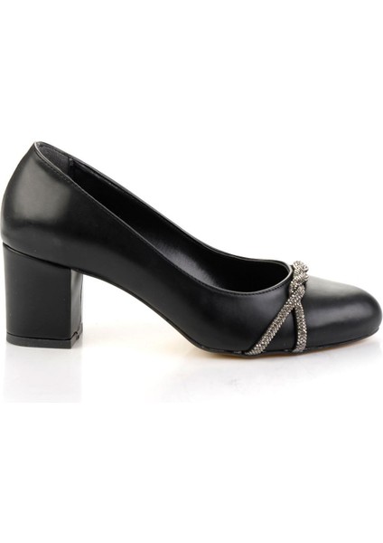 Siyah Kadın Klasik Topuklu Ayakkabı K01994101009