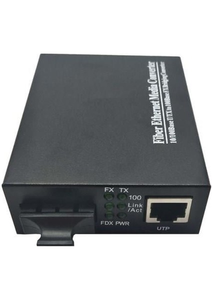 Bıfo 09MC-100SCSMDXA Sm Fiber Converter Ethernet Medya Dönüştürücü Dx 20KM