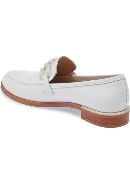 Beyaz Hakiki Süet Deri Kadın Makosen - K24I1AY67295-A26 indirimleri