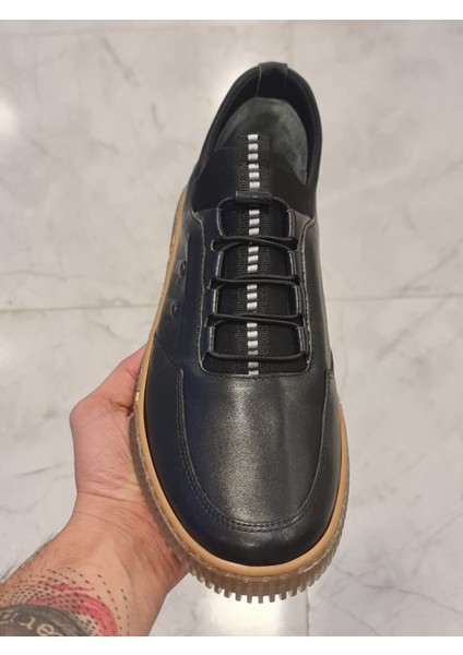 Hakiki Deri Kışlık Ayakkabı Özel Taban