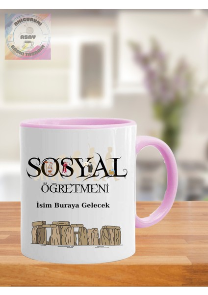 Sosyal Öğretmeni Öğretmenler Günü Kişiye Özel Kupa Bardak fiyatları
