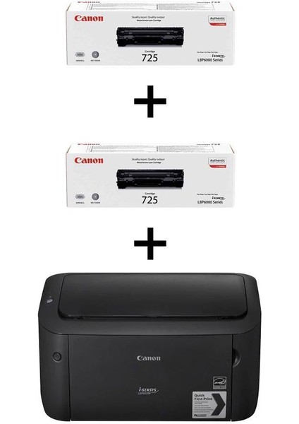 Mono Laser Yazıcı LBP6030B+2TONER Siyah