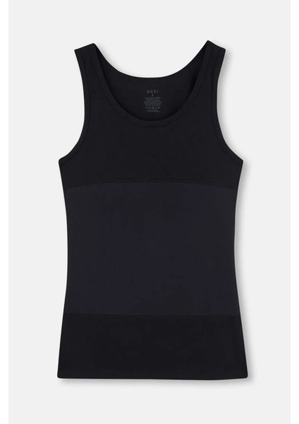 7000 Erkek Korse Atlet-Siyah